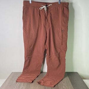 Vuori Rust Drawstring Stretchy Jogger Pants Men’s Size XL / 30” Inseam - 1376